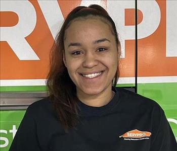 Keiarra Johnson, team member at SERVPRO of St Paul Central West